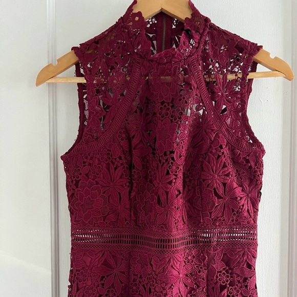 Bardot Eleni Maroon Red NWT - Picture 9 of 9